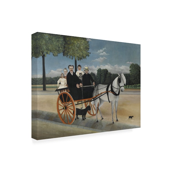 Rousseau 'La Carriole' Canvas Art,14x19